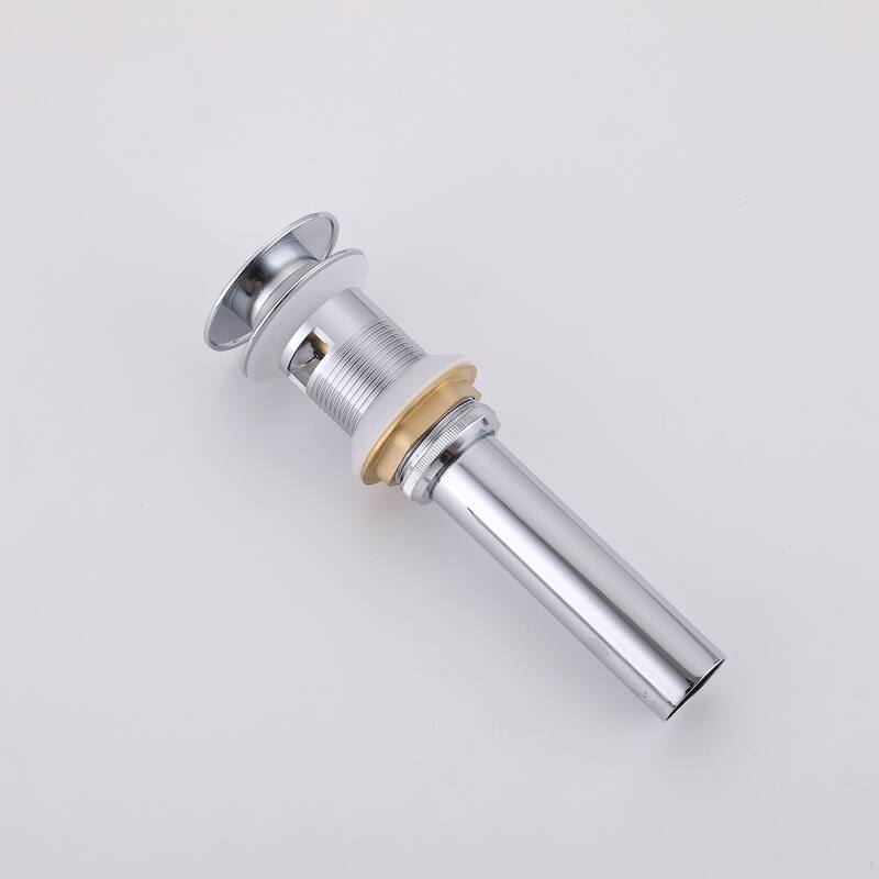 10-1/4"H Solid Brass Single-handle Bathroom Sink Faucet Optional Drain Assembly