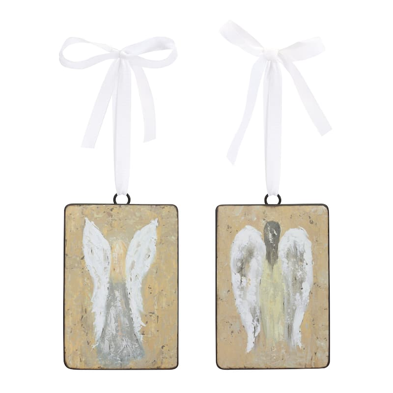 Metal Angel Ornament (Set of 12)
