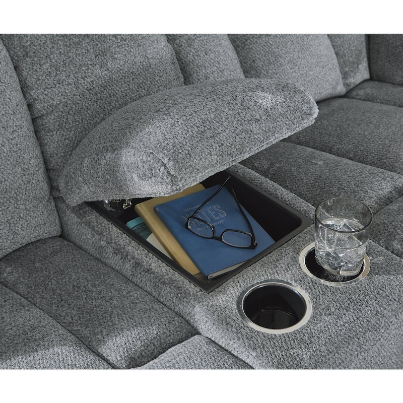 Signature Design by Ashley Tip-Off Power Reclining Loveseat - 80"W x 42"D x 45"H
