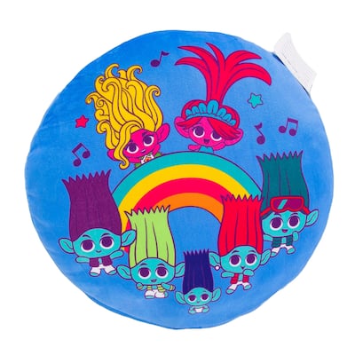Trolls 3 Tiny Trolls Travel Cloud Pillow - Blue