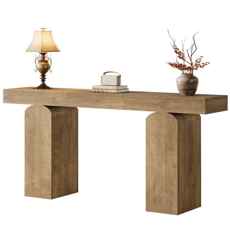 Console Table, Wooden Entryway Table, Sofa Behind Couch Table Hallway Foyer Accent Table