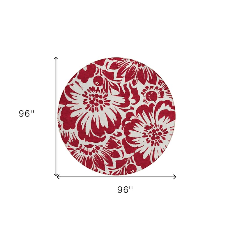 Taz Botanic Elegance Weather Resistant Blended Style Outdoor Rug