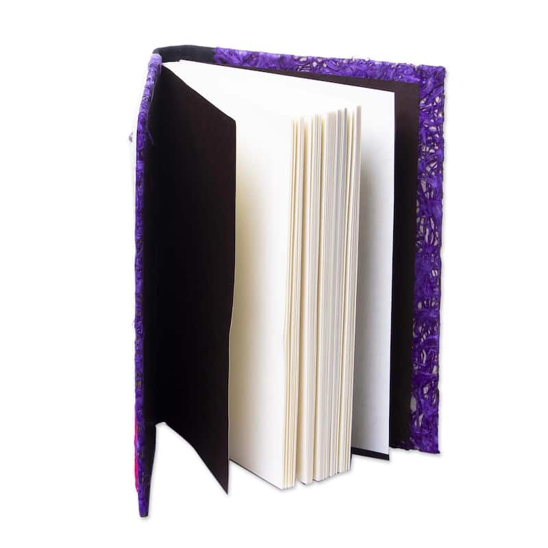 Novica Handmade Moon And Stars Amate Paper Journal