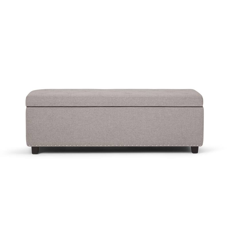WYNDENHALL Springfield 48 inch Wide Rectangle Storage Ottoman