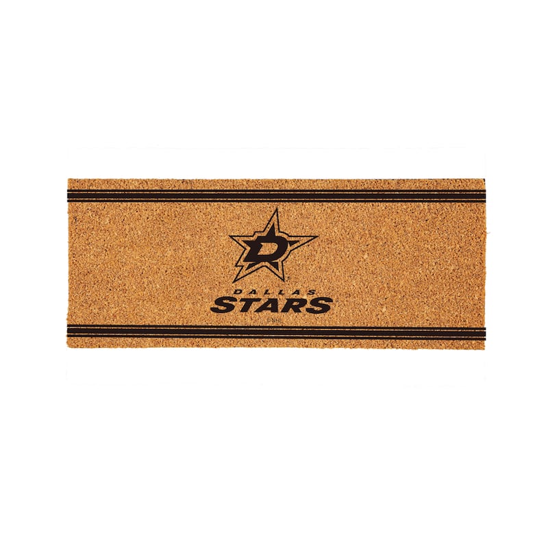 Dallas Stars Monochrome Indoor/Outdoor Coir Door Mat