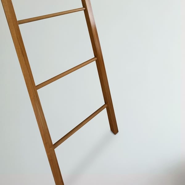 kussen Email schrijven Structureel Decorative Ladder with Solid American Cherry - Overstock - 33931471