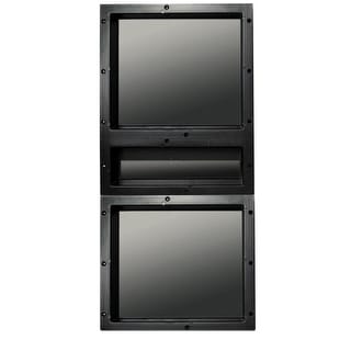 Tile Redi USA RNT1620D-14 Redi Niche - Nicchia Doccia Tripla In ABS, 40.6x86.4cm, Con Mensola Interna