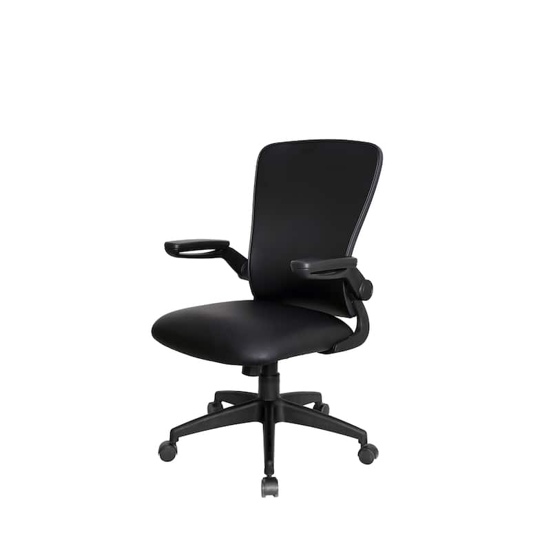 BOSS Antimicrobial Vinyl Flip Arm Task Chair