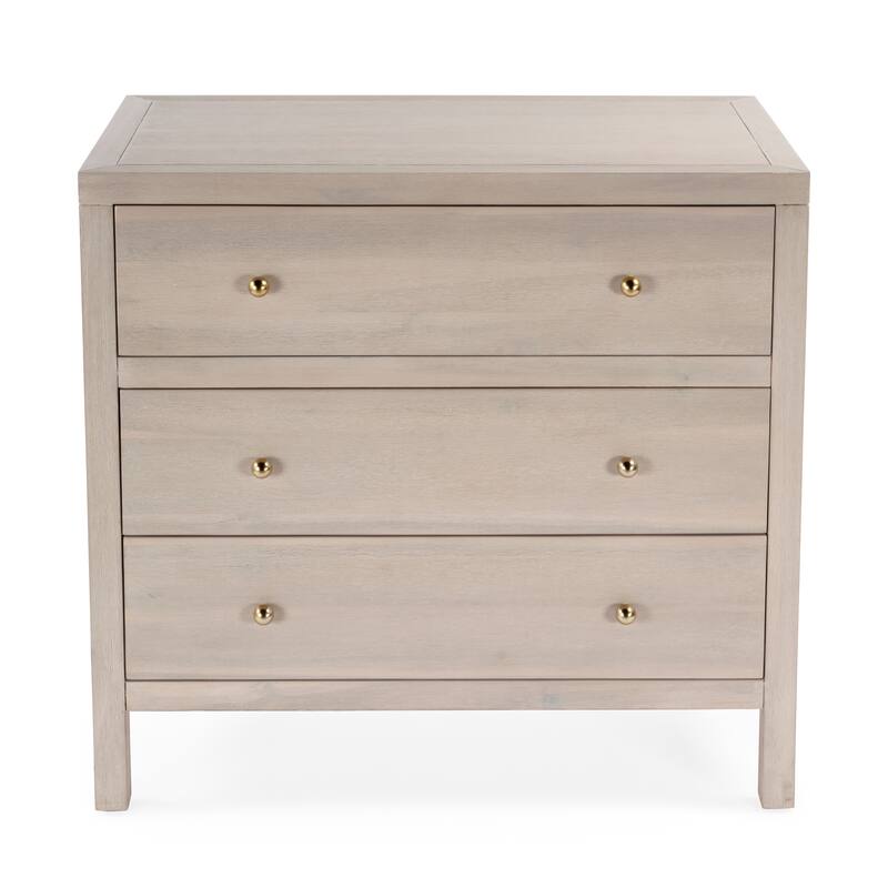 Nora 3-Drawer Wood Dresser
