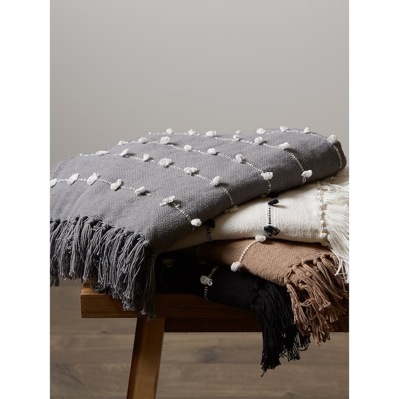 DII Woven Loop Throw
