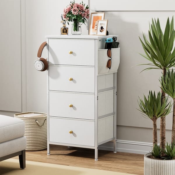 white fabric dresser JVNOXK 6-Drawer with Large Drawers, MDF Frame Storage Chest, Portable Organizer for Bedroom Playroom Entryway Storing bedding and linens WhizMax Tall 12 Drawer Fabric