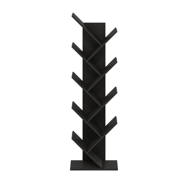 Furinno Tree Bookshelf 9-Tier Floor Standing Tree Bookcase