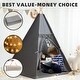 preview thumbnail 4 of 5, Kids Tent with Padded Mat, Lights, Carry Bag, Cotton Canvas Washable