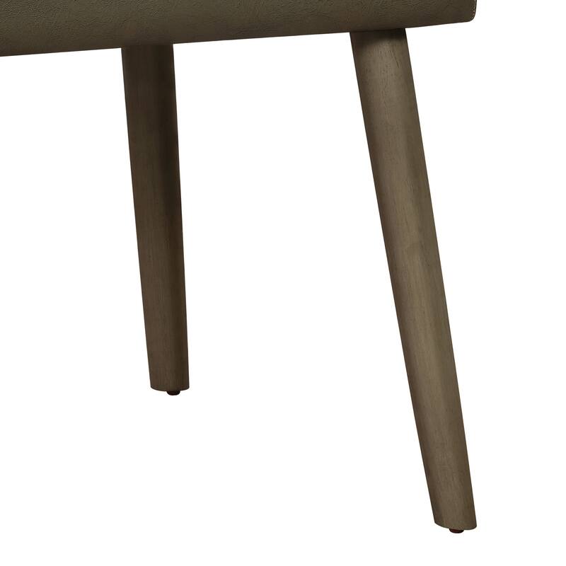 Grey and Grey Oak Upholstered Back Side Chairs (Set of 2)