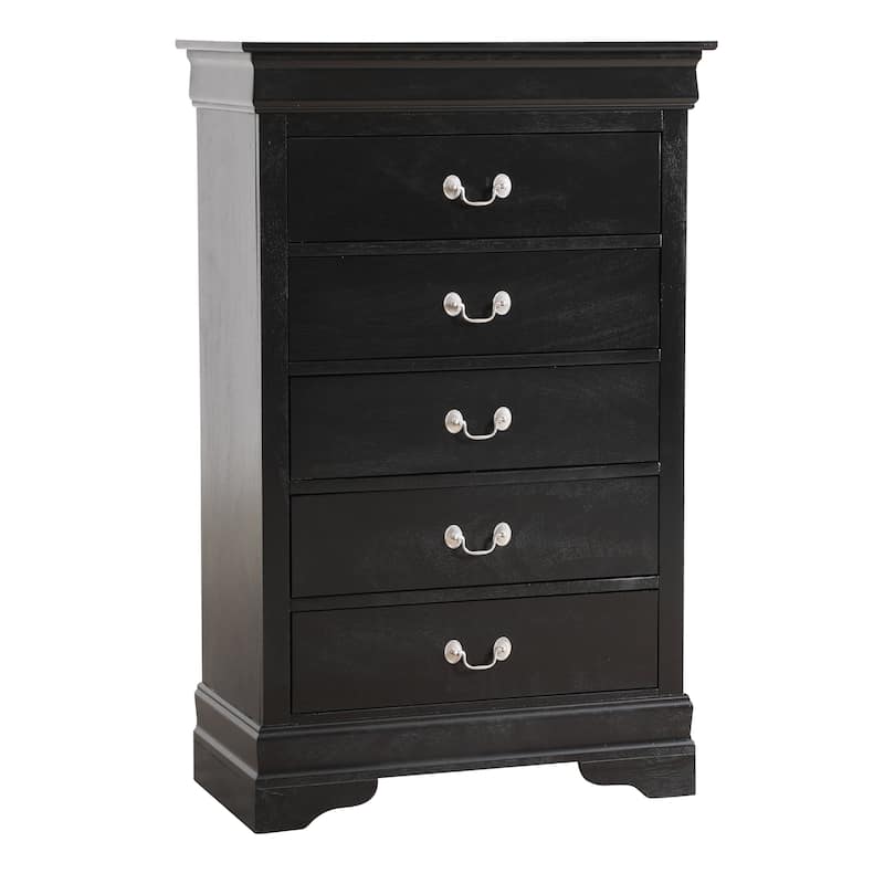 Glory Furniture Louis Phillipe 5 Drawer Chest
