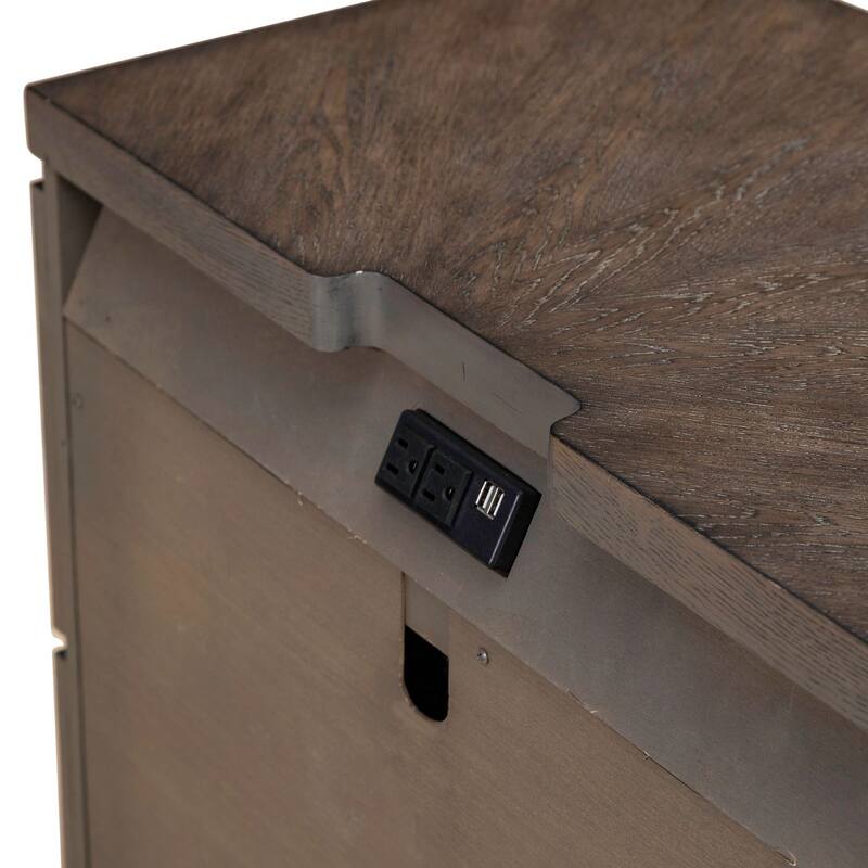Liberty Furniture Cascade Falls Nightstand with Charging Station