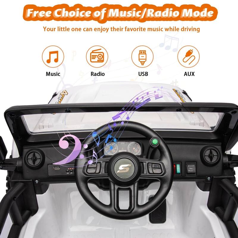 Ride on Car 12V Truck for Kids & Parents