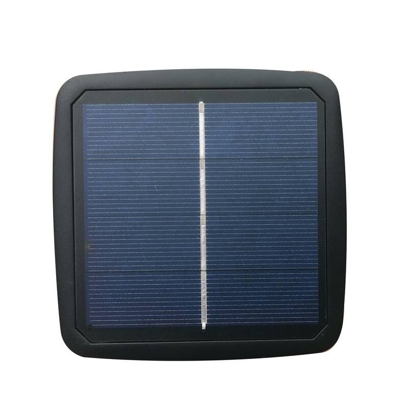 GEITIN 6.5ft Rectangular Patio Solar LED Lighted Outdoor Umbrellas with Crank