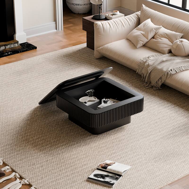 31.5'' Square Coffee Table with Storage