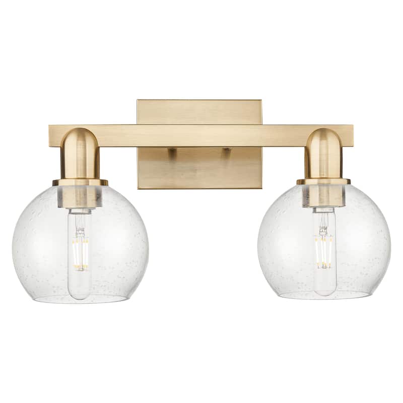 Innovations Lighting Endless Possibilities Arcadia - Athens - 2 Light 17" Bath Vanity Light - Champagne Bronze/Seedy