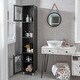 preview thumbnail 4 of 21, 71" Organizer Bathroom Tall Tower Storage Cabinet - 13" x 12" x 71" (L x W x H)