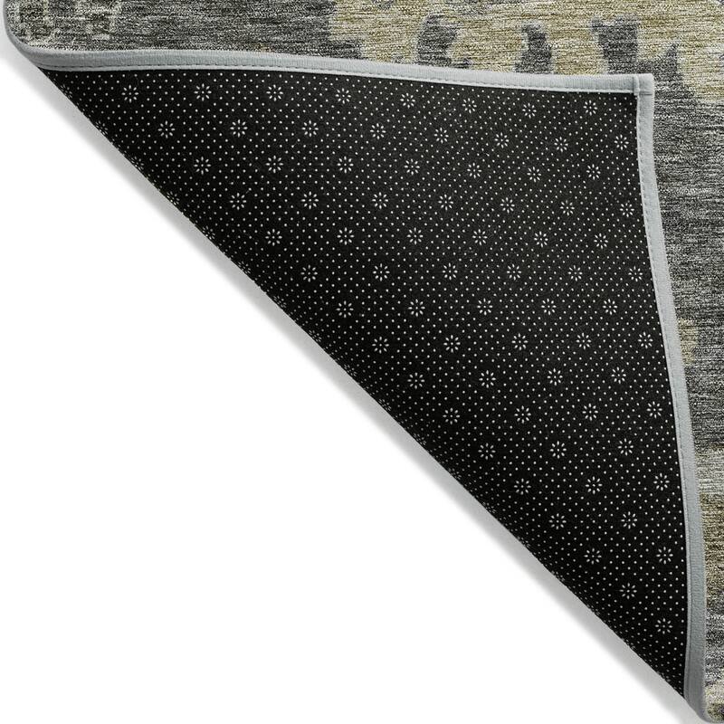 HomeRoots Floral Traditional Rectangle Outdoor Rug
