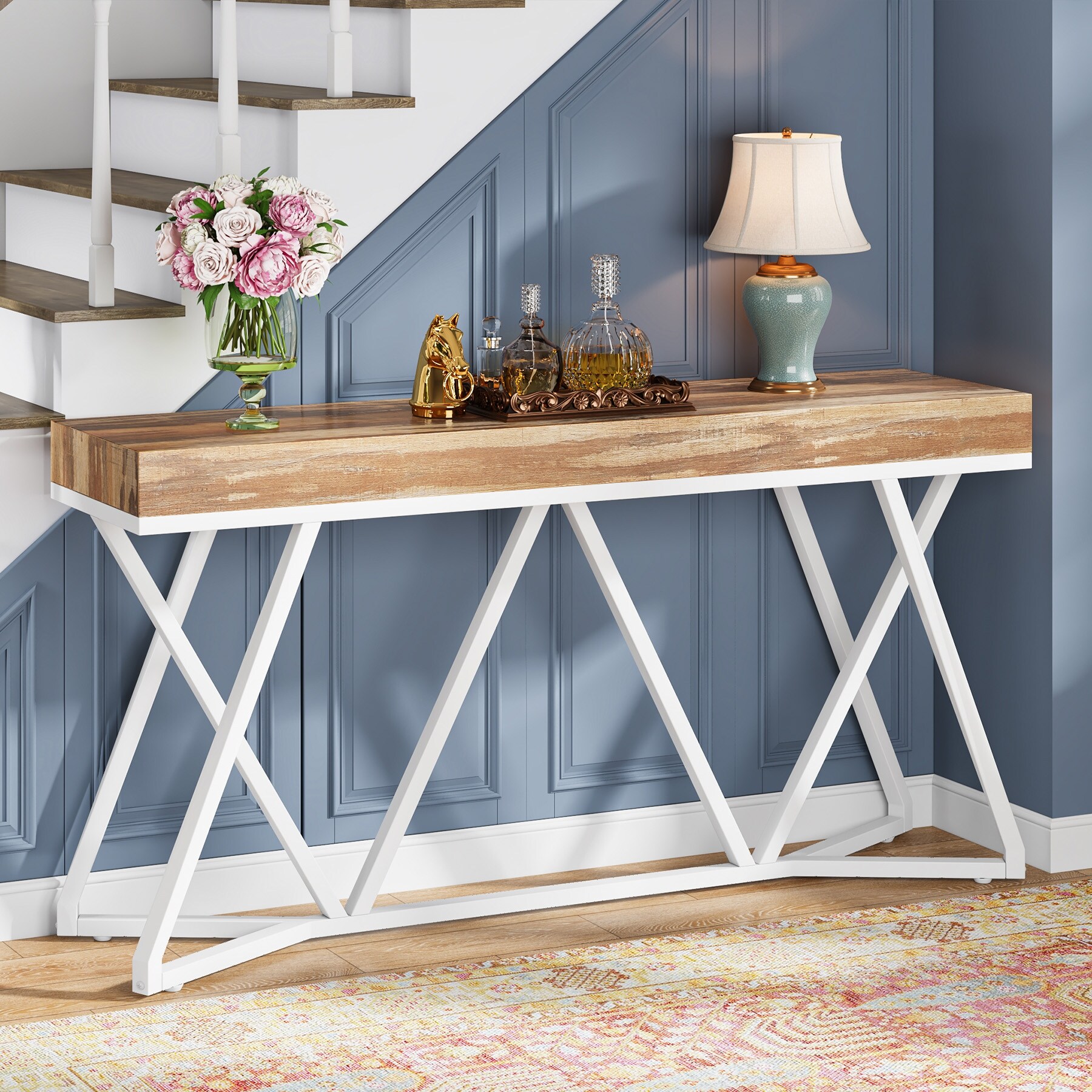 Carbon loft cohn vintage deals industrial console table