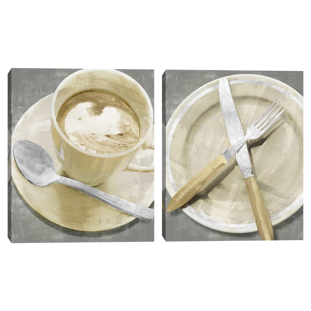 Diner by Tania Bello Canvas S/2 by Tania Bello Canvas Art Prints