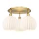 Option Brushed Brass / White Venetian