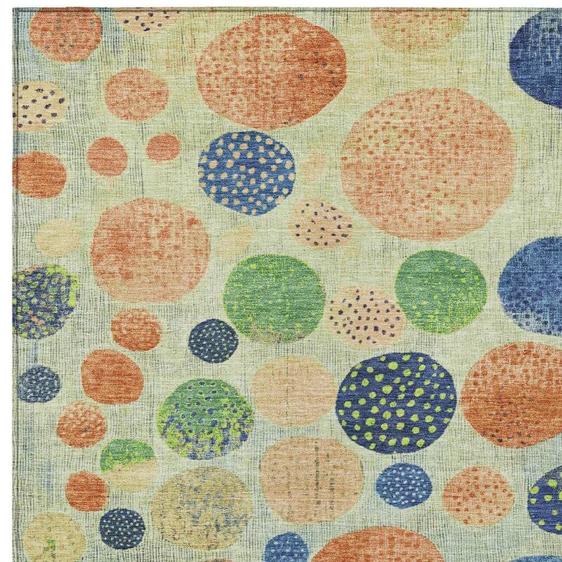 HomeRoots Geometric Transitional Rectangle Outdoor Rug