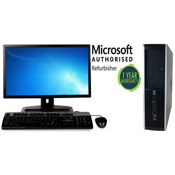 HP 6005 SFF, AMD X2 B24 3.0GHz, 4GB, 500GB, W10 Home, 22"LCD