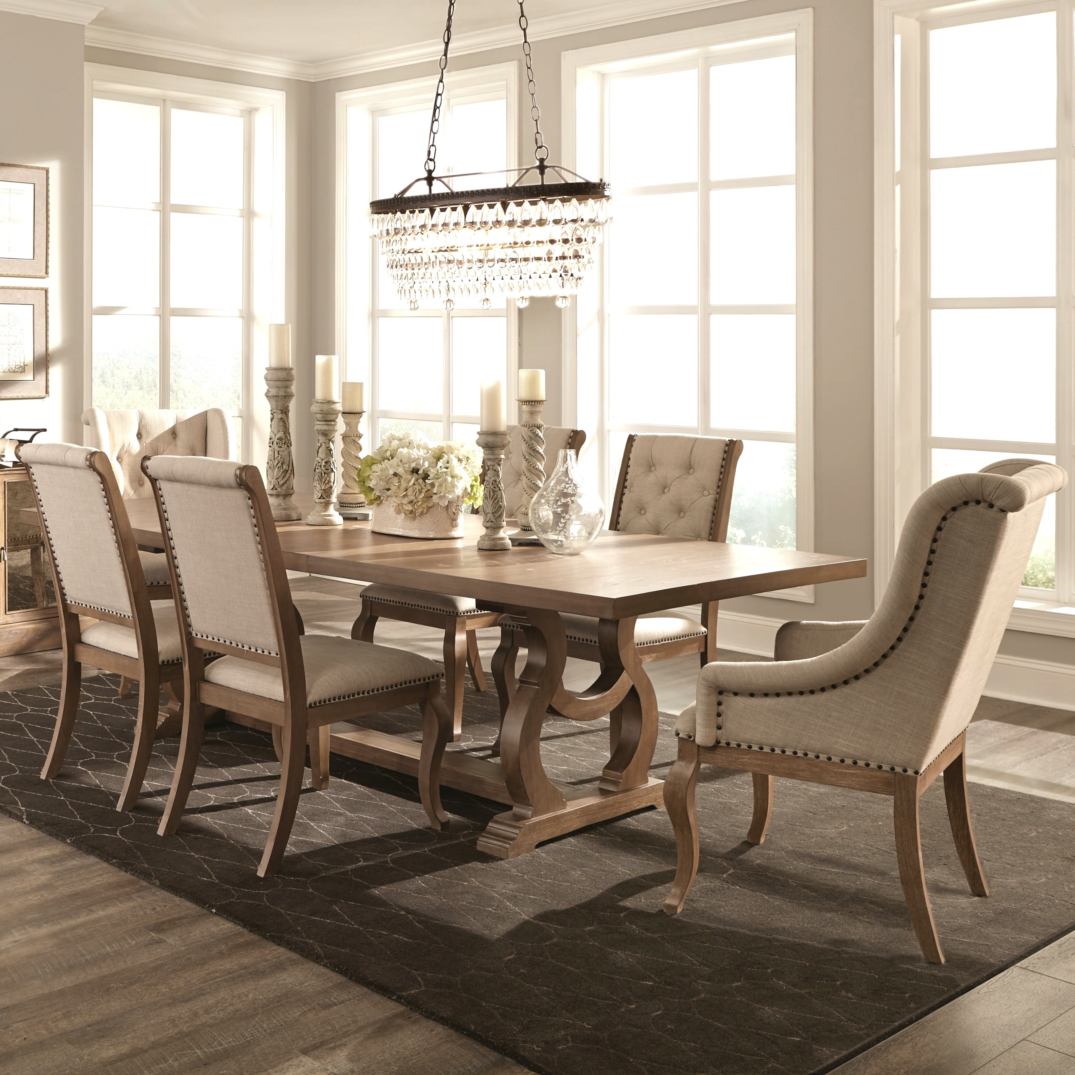 Crofton 11 piece hotsell padded dining set
