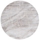 preview thumbnail 11 of 10, SAFAVIEH Platinum Lauresha Glam Abstract Rug 6'7" Round - Grey/Light Grey