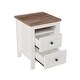 preview thumbnail 14 of 18, 3-Piece Queen Size Bedroom Set - Farmhouse Platform Bed with Double Sliding Door Storage Headboard, Nightstand, and Dresser