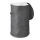 Whitmor Collapsible Laundry Hamper with Zippered Lid - Gray - On Sale ...