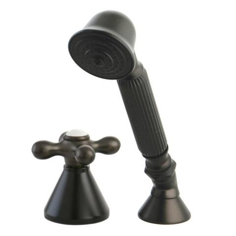 Deck Mount Hand Shower with Diverter for Roman Tub Faucet