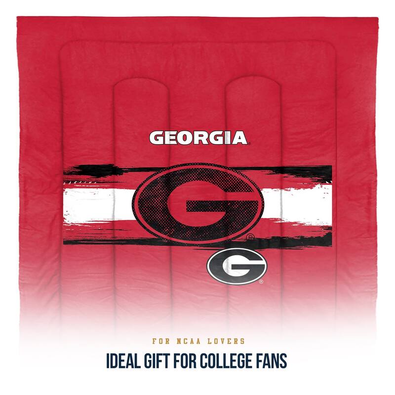 NCAA Georgia Bulldogs Officially Licenced Comforter & Sham set