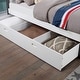 preview thumbnail 3 of 3, Urna Contemporary White and Grey Wood Kids Platform Bed by Furniture of America