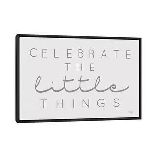 iCanvas "Celebrate the Little Things" by Jaxn Blvd. Framed