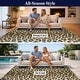 preview thumbnail 4 of 18, Dream Decor Rugs Gelato Jungle Leopard Black Beige Outdoor Area Rug