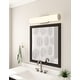 preview thumbnail 6 of 24, Design House Transitional Shorewood 30-Inch Wall Mounted Mirror