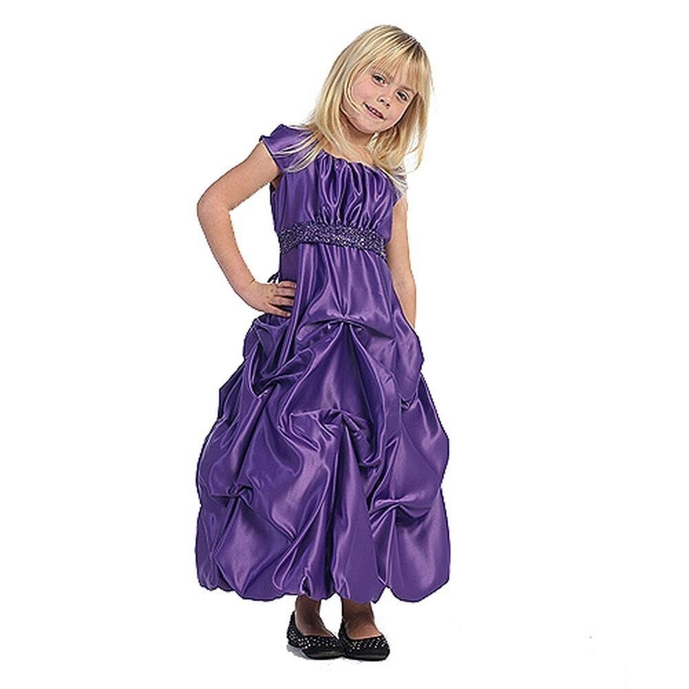 girls purple easter dress