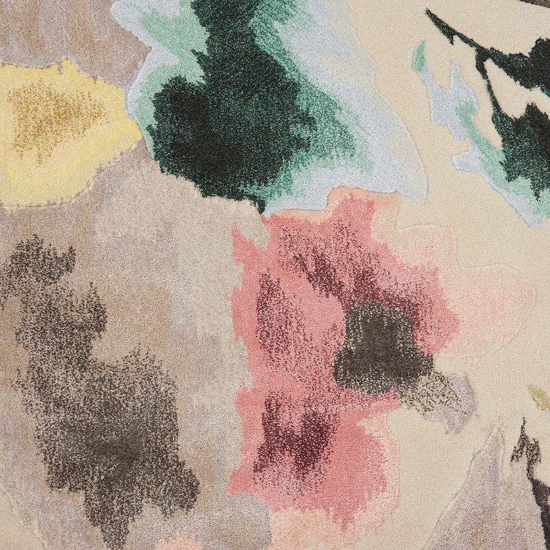 Nourison Hand-tufted Prismatic Modern Abstract Floral Area Rug