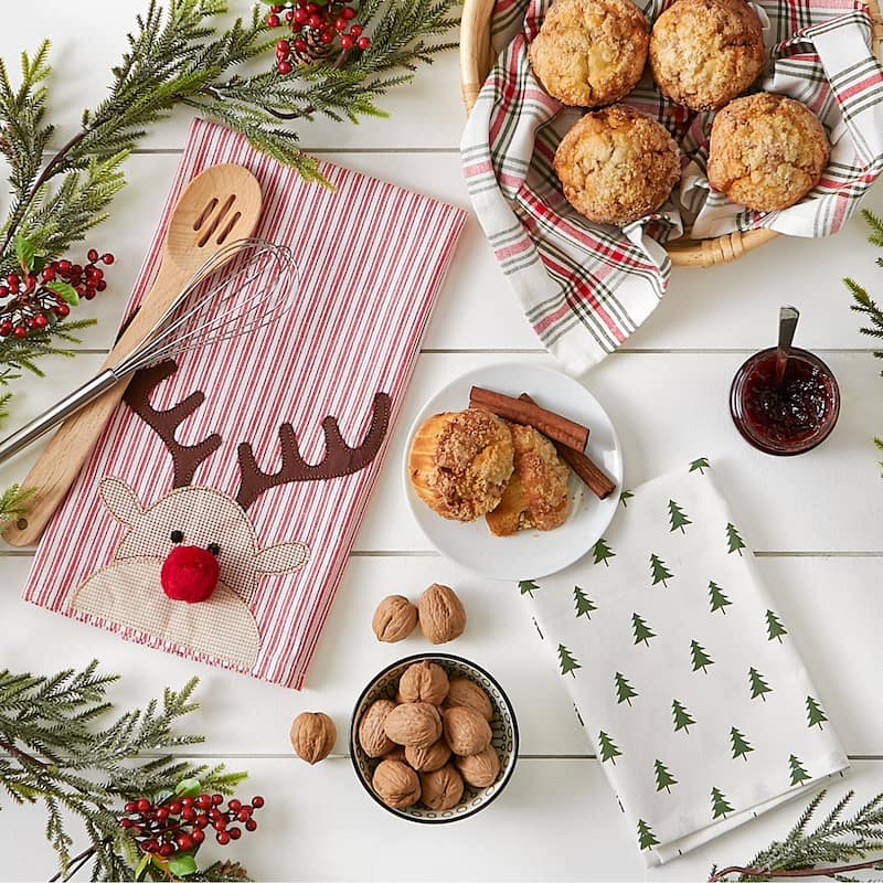DII Asst Holiday Dishtowel (Set of 3)