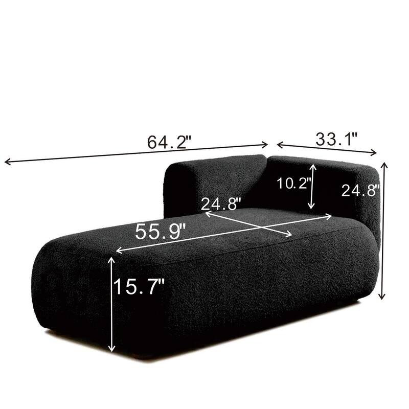 Upholstered Chaise Lounge, Quick assembly and maintenance