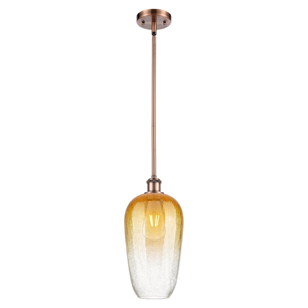 Innovations Lighting Endless Possibilities Ballston - Brookhaven Flute - 1 Light 7" Stem Hung Mini Pendant