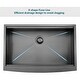 preview thumbnail 3 of 11, Stainless Steel Single Bowl Farmhouse Apron Kitchen Sink with Workstation