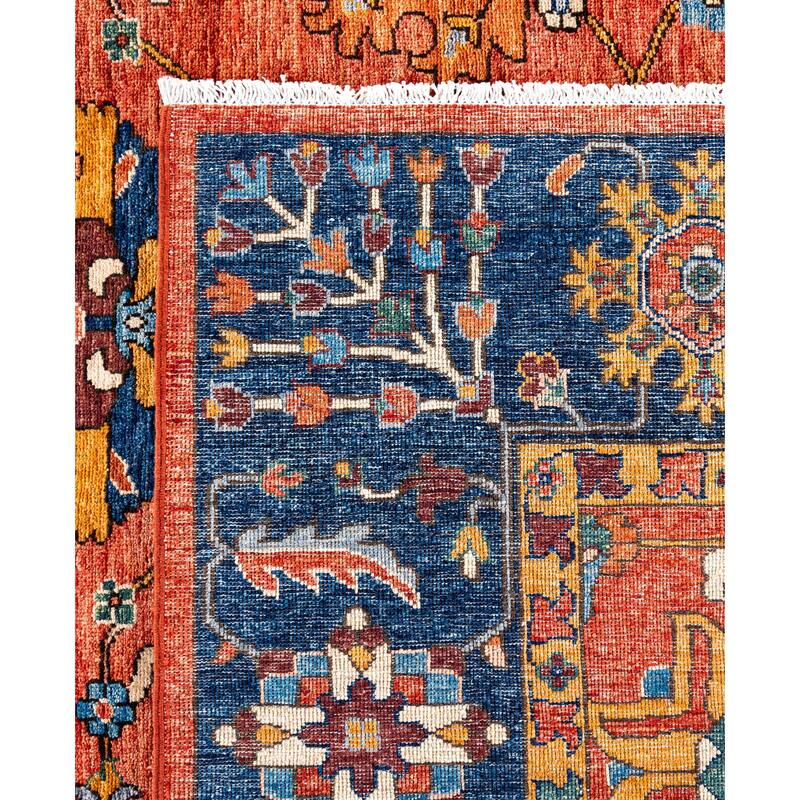 Serapi One-of-a-Kind Hand-Knotted Area Rug - Red - 9' 11" x 13' 8"