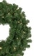 Pre-Lit Deluxe Windsor Pine Artificial Christmas Wreath - 36-Inch Clear ...