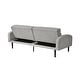 preview thumbnail 8 of 14, Serta Bailey Convertible Sofa in Light Grey Woven Fabric
